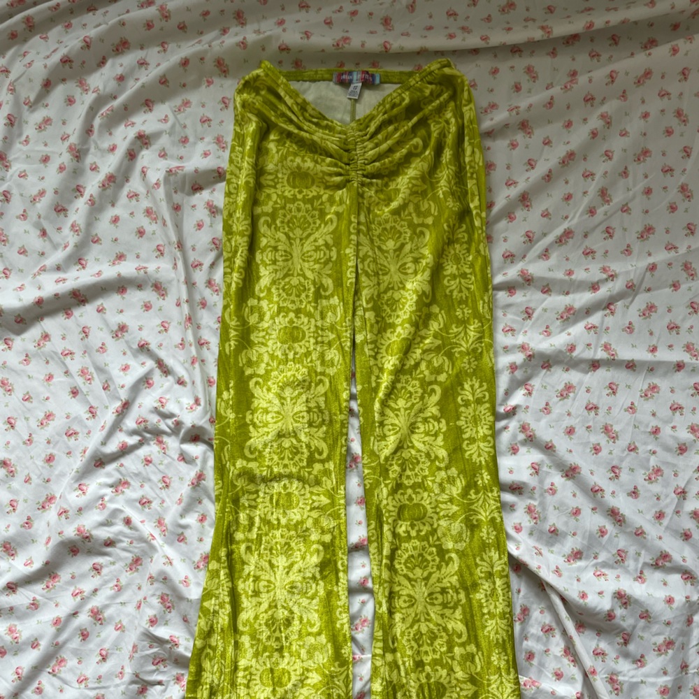 Urban Outfitters Green Flare Pants | Size XS